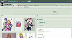 Desktop Screenshot of e-manga-club.deviantart.com