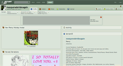 Desktop Screenshot of masqueraderidesagain.deviantart.com