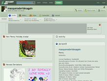 Tablet Screenshot of masqueraderidesagain.deviantart.com