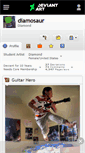 Mobile Screenshot of diamosaur.deviantart.com