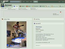 Tablet Screenshot of diamosaur.deviantart.com