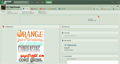Desktop Screenshot of dc-nightshade.deviantart.com