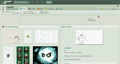 Desktop Screenshot of lexxart.deviantart.com