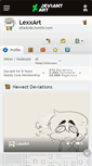 Mobile Screenshot of lexxart.deviantart.com
