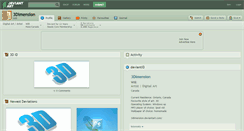 Desktop Screenshot of 3dimension.deviantart.com