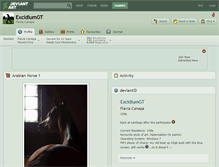 Tablet Screenshot of excidiumgt.deviantart.com