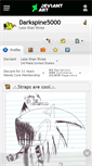 Mobile Screenshot of darkspine5000.deviantart.com