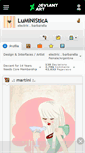Mobile Screenshot of luministica.deviantart.com