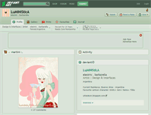 Tablet Screenshot of luministica.deviantart.com