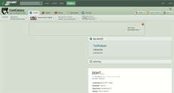 Desktop Screenshot of coolcatzzz.deviantart.com