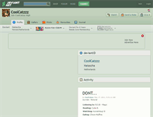Tablet Screenshot of coolcatzzz.deviantart.com