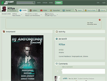 Tablet Screenshot of kosya.deviantart.com