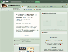 Tablet Screenshot of ivanxyao-club.deviantart.com