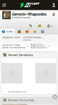 Mobile Screenshot of genesis--rhapsodos.deviantart.com
