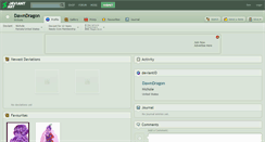 Desktop Screenshot of dawndragon.deviantart.com