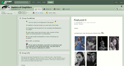 Desktop Screenshot of masters-of-graphite.deviantart.com