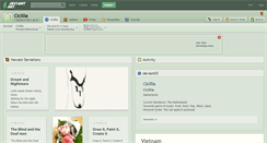 Desktop Screenshot of cicillia.deviantart.com