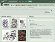 Tablet Screenshot of maraschi.deviantart.com