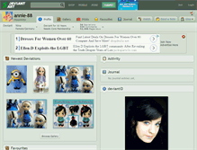 Tablet Screenshot of annie-88.deviantart.com