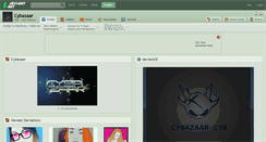 Desktop Screenshot of cybazaar.deviantart.com