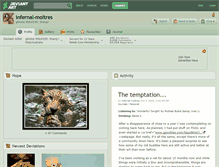 Tablet Screenshot of infernal-moltres.deviantart.com