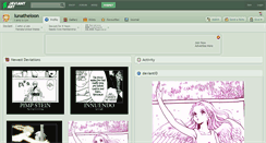 Desktop Screenshot of lunatheloon.deviantart.com