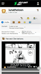 Mobile Screenshot of lunatheloon.deviantart.com