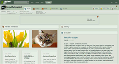 Desktop Screenshot of beautiful-puppet.deviantart.com
