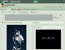 Tablet Screenshot of glamicon-net.deviantart.com