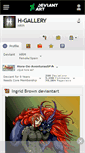 Mobile Screenshot of h-gallery.deviantart.com