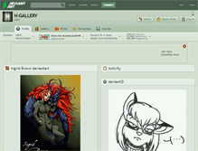 Tablet Screenshot of h-gallery.deviantart.com