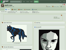 Tablet Screenshot of ippiki-ryuu.deviantart.com