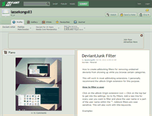 Tablet Screenshot of lassekongo83.deviantart.com