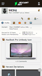 Mobile Screenshot of int3nz.deviantart.com