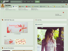 Tablet Screenshot of carlytay.deviantart.com