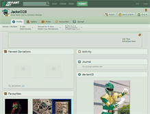Tablet Screenshot of jackel328.deviantart.com
