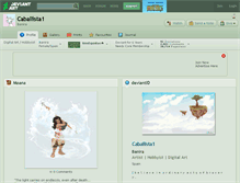 Tablet Screenshot of caballista1.deviantart.com