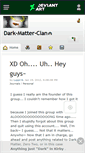 Mobile Screenshot of dark-matter-clan.deviantart.com