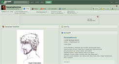 Desktop Screenshot of kazamamomma.deviantart.com