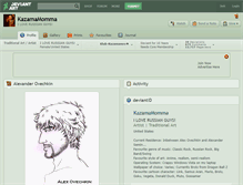 Tablet Screenshot of kazamamomma.deviantart.com