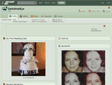 Tablet Screenshot of darkmindseye.deviantart.com