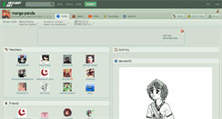 Desktop Screenshot of manga-panda.deviantart.com