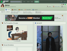 Tablet Screenshot of djsiren.deviantart.com