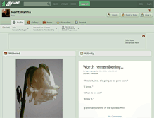 Tablet Screenshot of merit-hanna.deviantart.com