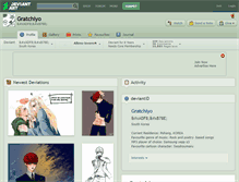 Tablet Screenshot of gratchiyo.deviantart.com