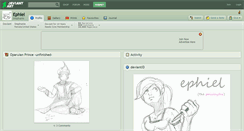 Desktop Screenshot of ephiel.deviantart.com