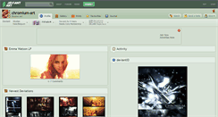 Desktop Screenshot of chromium-art.deviantart.com