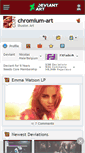 Mobile Screenshot of chromium-art.deviantart.com