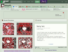 Tablet Screenshot of minzyxd.deviantart.com