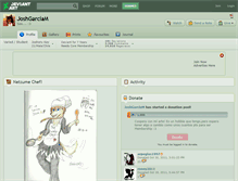 Tablet Screenshot of joshgarciam.deviantart.com